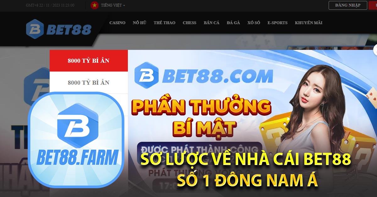 Sơ lược về nhà cái BET88 số 1 Đông Nam Á