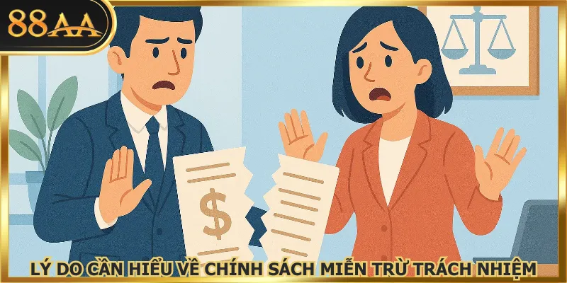 Lý do cần hiểu về chính sách miễn trừ trách nhiệm